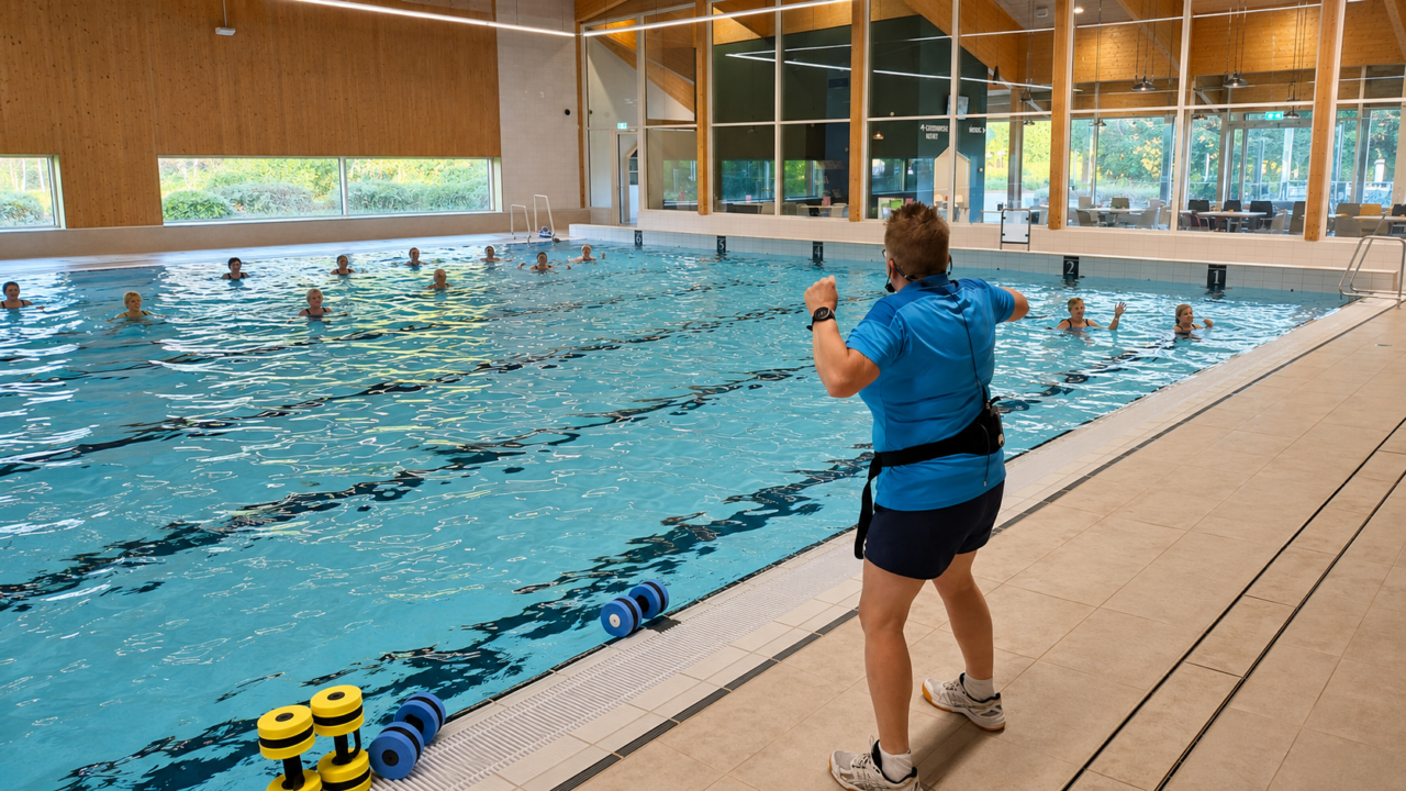 Aquajogging in De Kûpe krijgt nieuw gezicht: badjuf Boukje stopt na 33 jaar