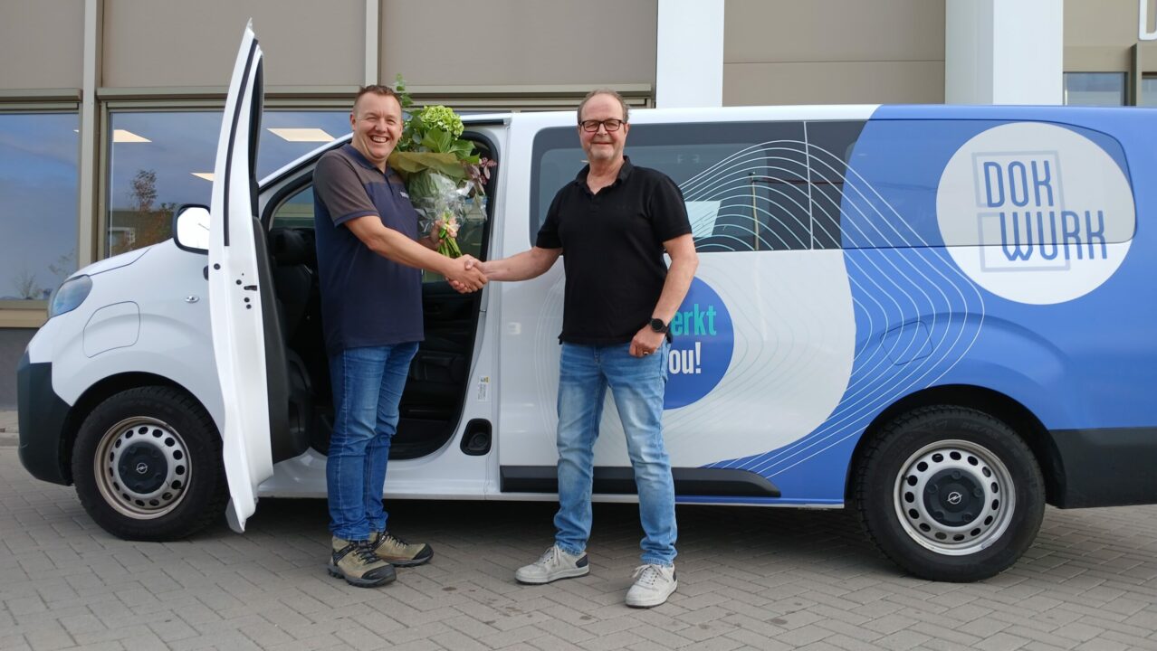 Tony Helder en Willem Hiemstra 25 jaar in dienst bij Dokwurk