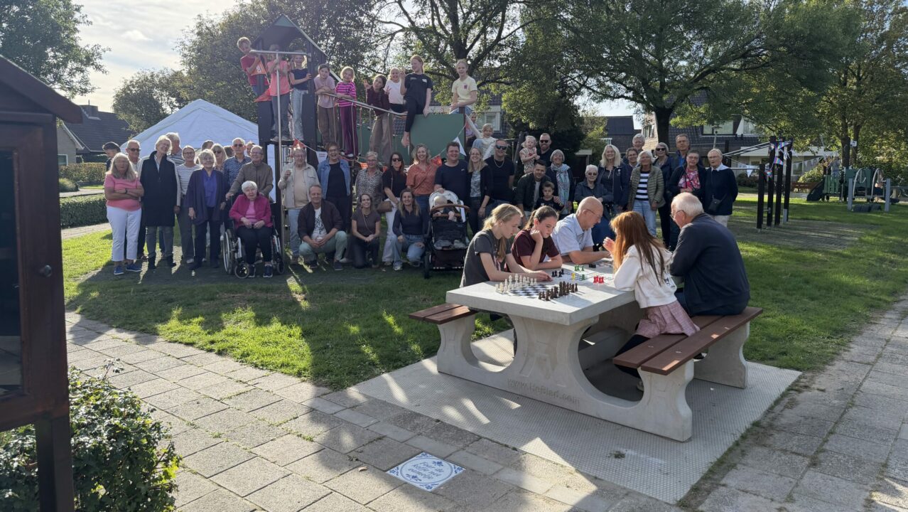 Nieuwe speeltuin De Woudhorne in Dokkum geopend