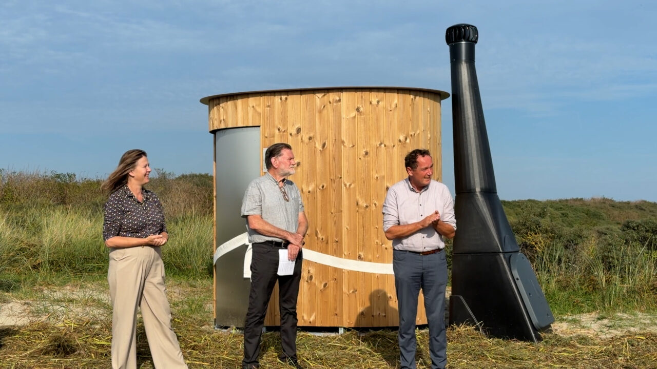 Nieuw natuurtoilet biedt natuurliefhebbers meer comfort op Schiermonnikoog