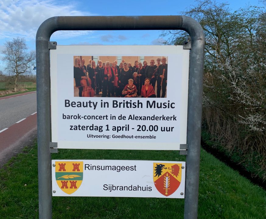Concert Goedhoutensemble in Rinsumageast